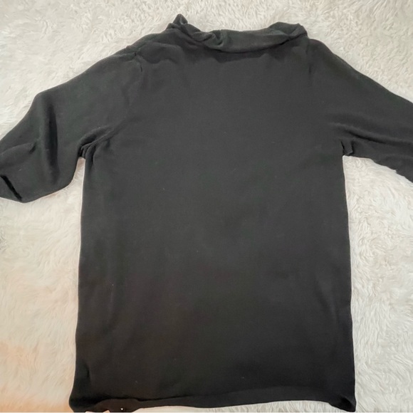 Ella Moss Black Open-Front Sweater - Picture 8 of 8